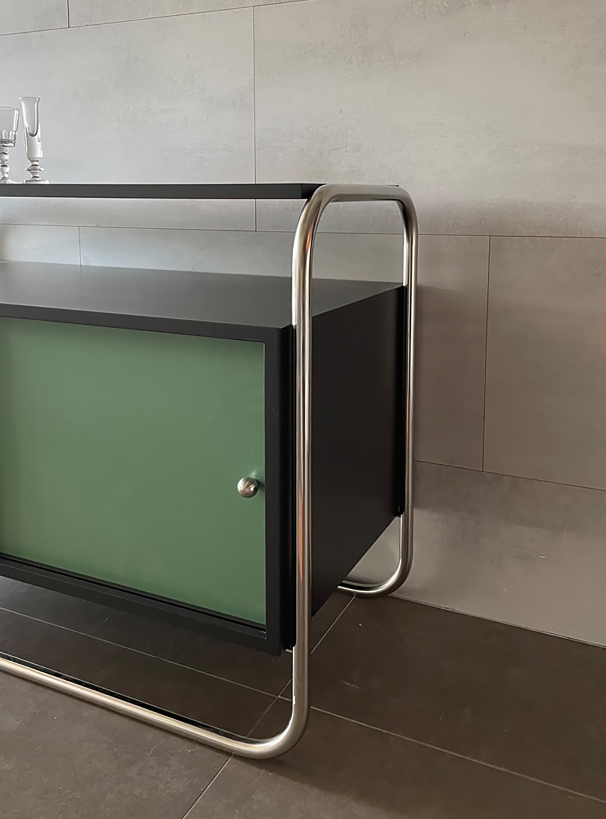 COLOR BLOCK cabinet / dusty green	