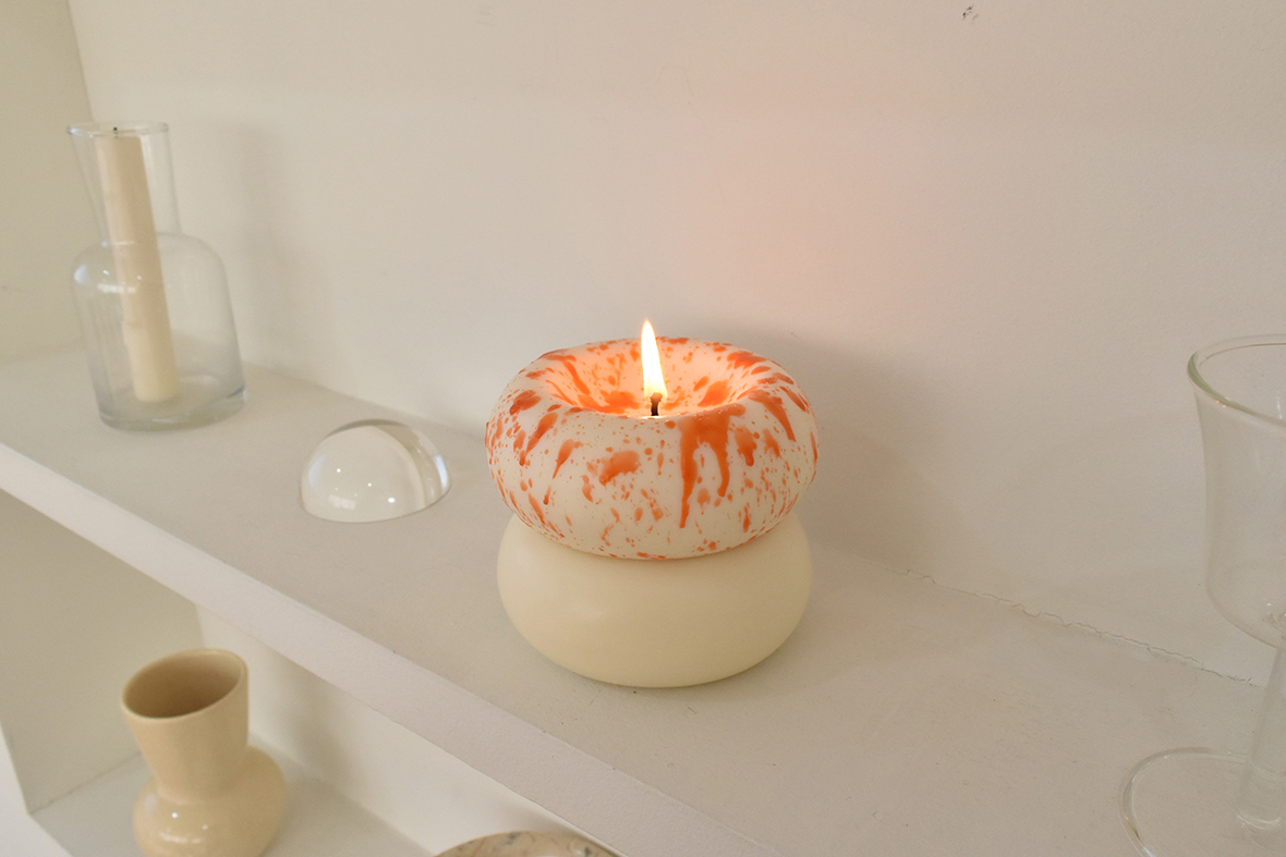 Press Candle - Ivory