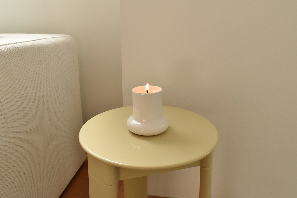 Round Ceramic Candle
