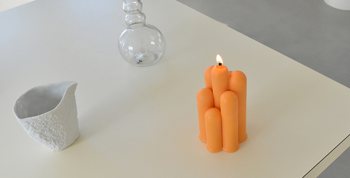 Tube Stick Candle - Orange