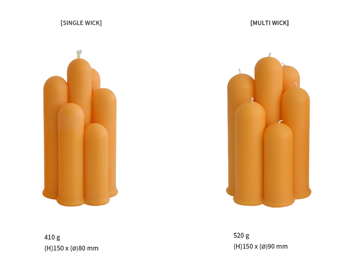 Tube Stick Candle - Orange