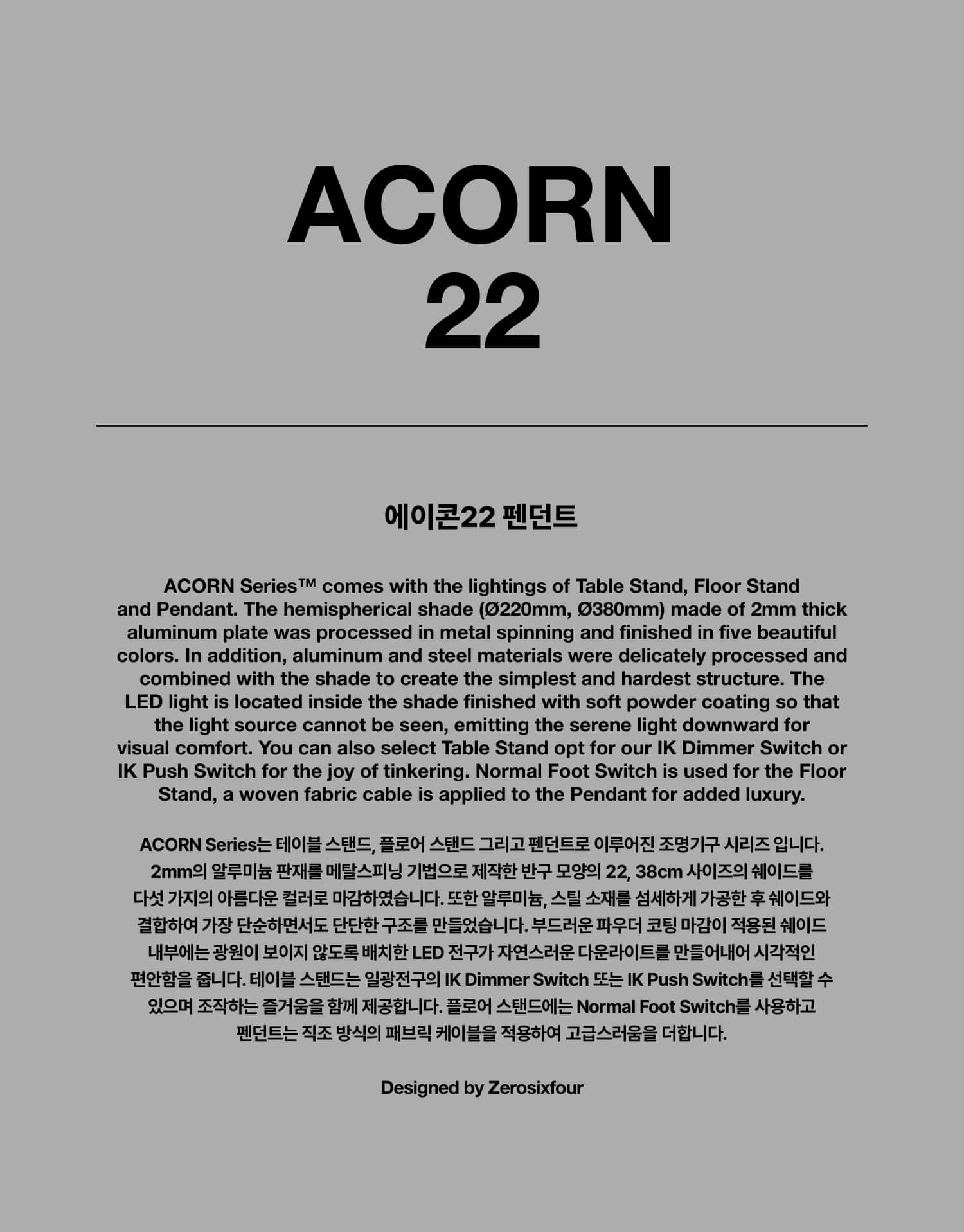  Acorn22 Pendant
