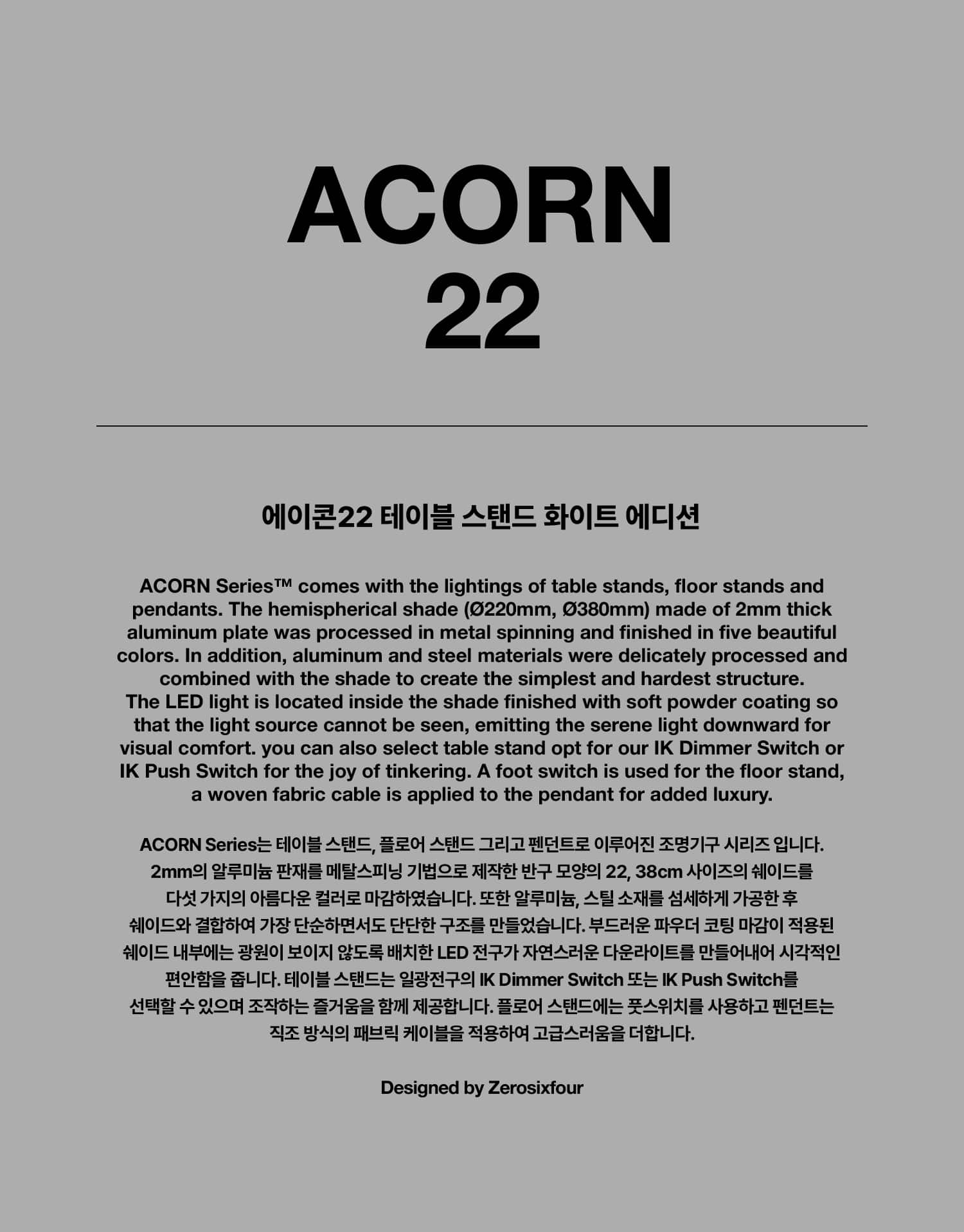  ACORN22 Stand White Edition