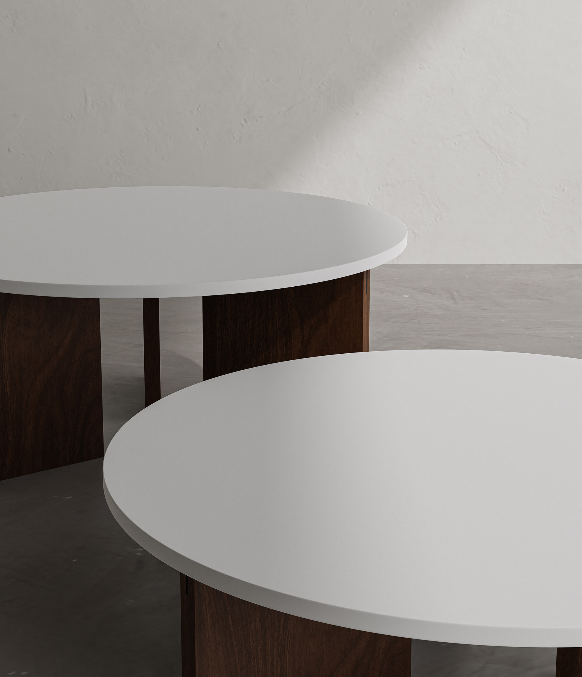 잭슨 Dolmen Round Sofa Table