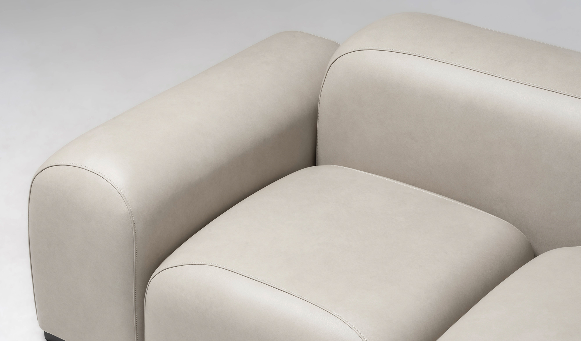 잭슨 Pebble Sofa - Leather