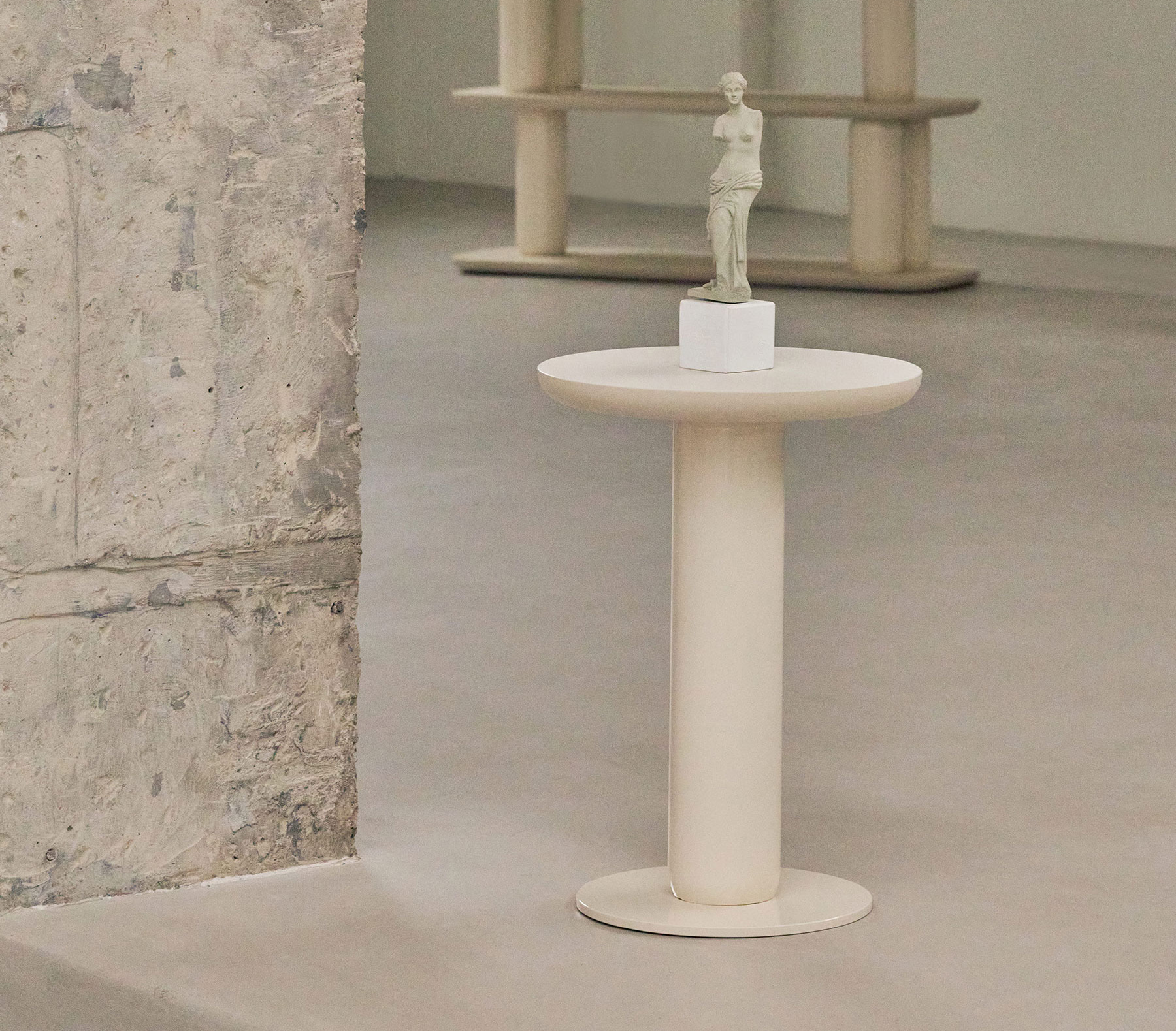 오블리크테이블 (Oblique Table) 스틸 사이드 테이블