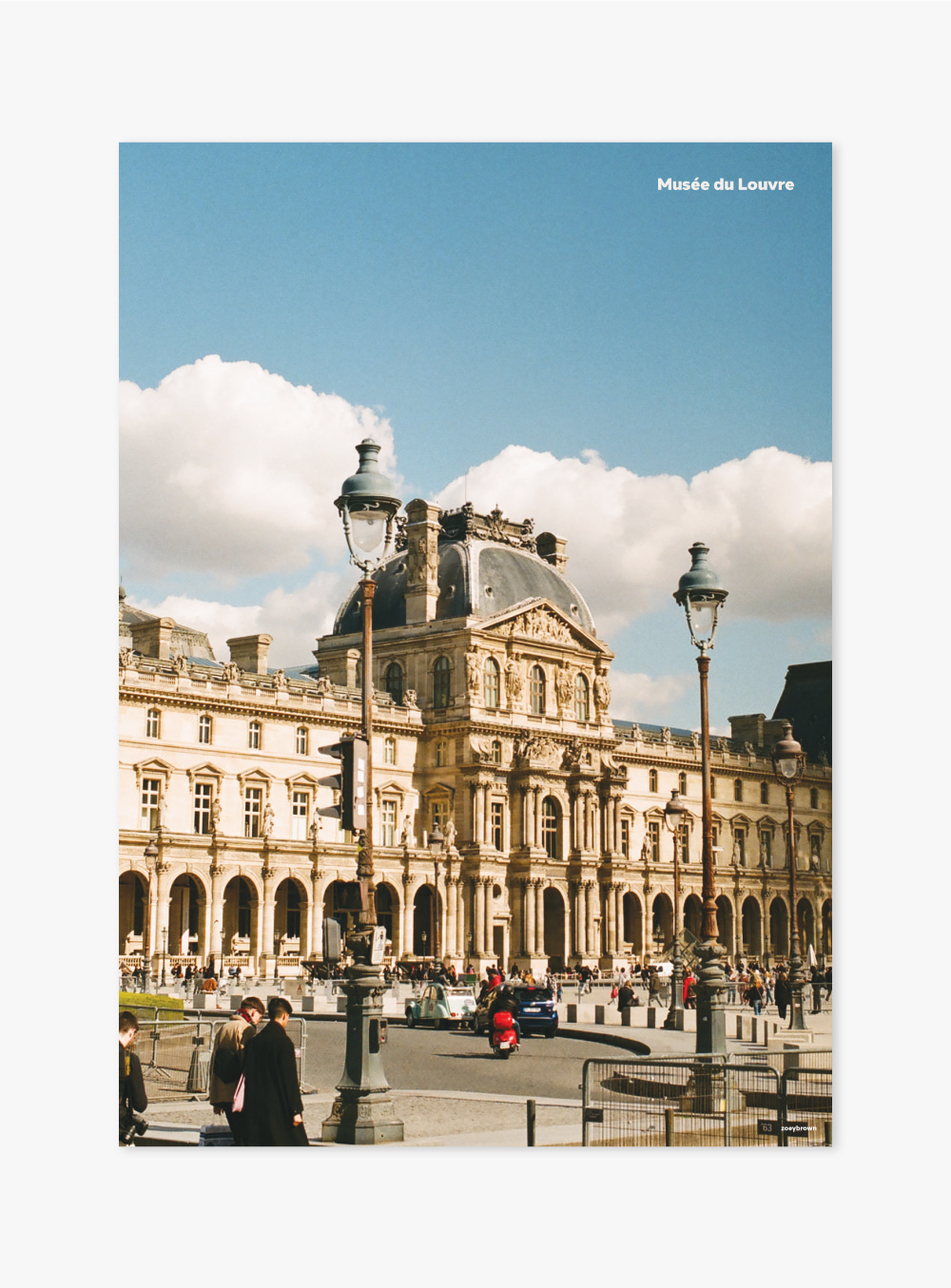 조이브라운 - Louvre Poster(A3)
