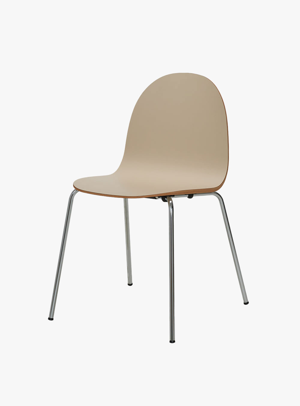 잭슨카멜레온 - Petalo Chair 크롬/베이지ㅣ 2205-C36