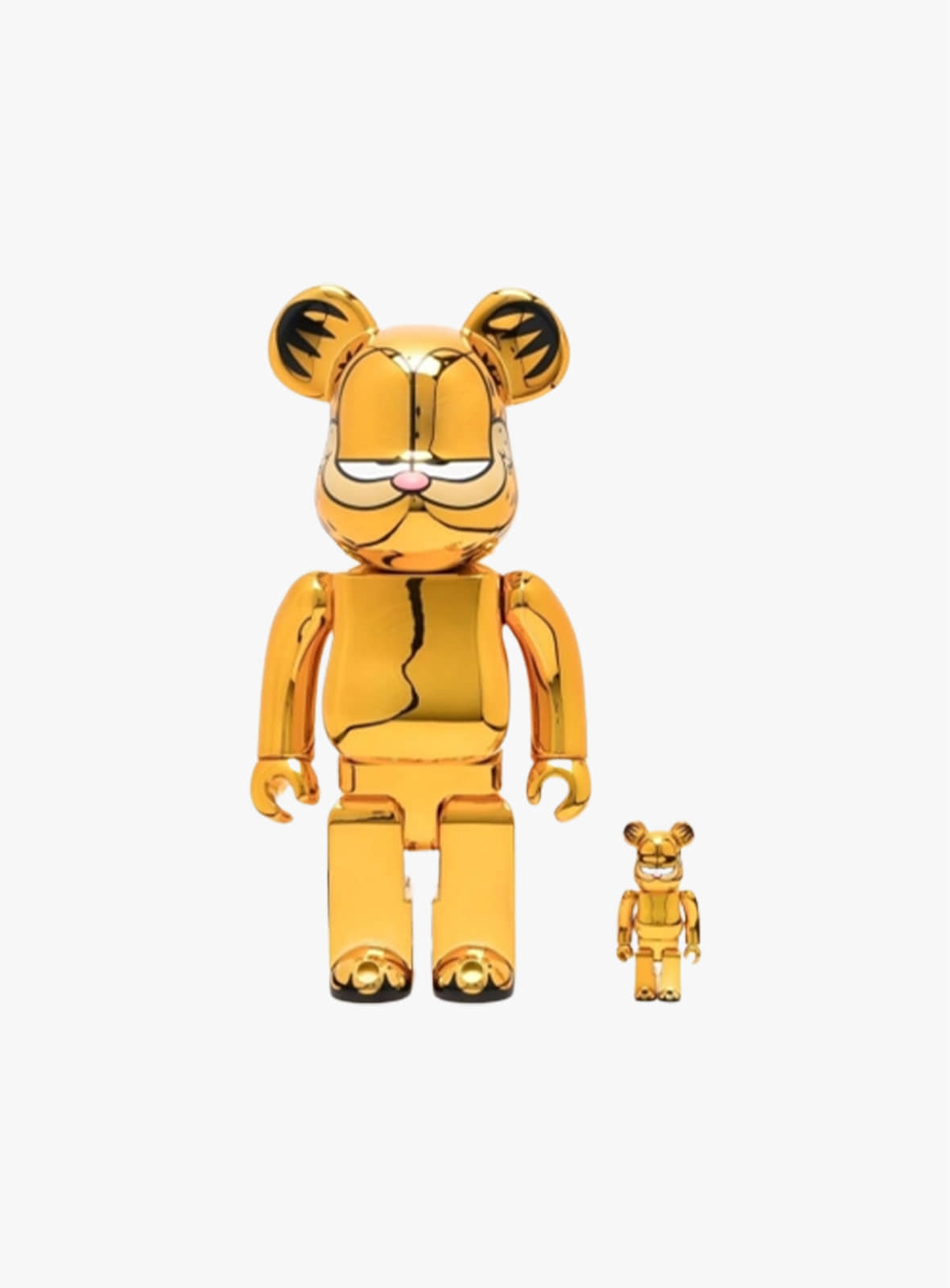 Medicom Toy - Garfield 100% + 400% Bare Brick Figure Set 14GARFIELD