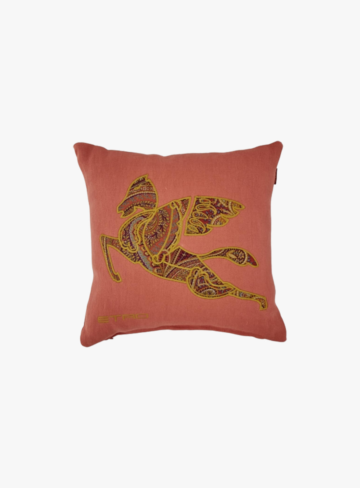 Etro - Etro Salmon Embroidered Cushion 495519208650