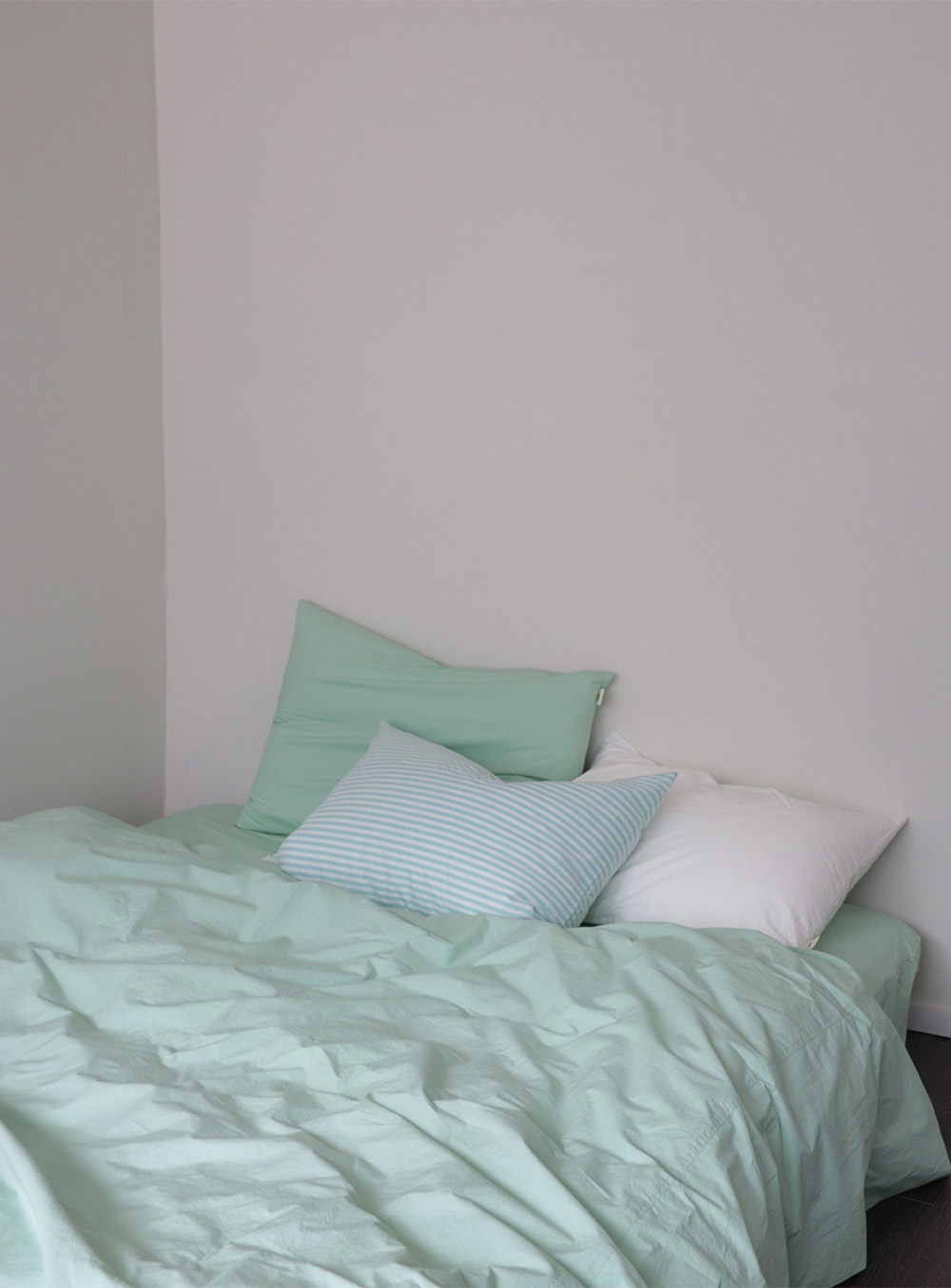 에이지트 (agt) - Light mint cotton pillow cover