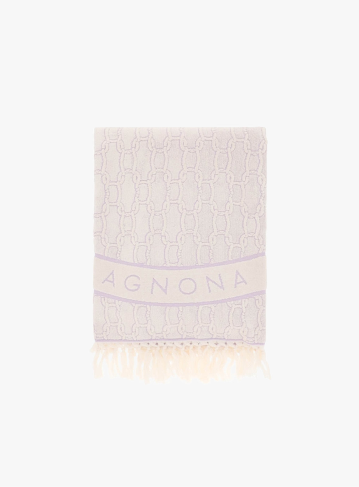 AGNONA - Agnona chain beach towel HT05Z1 H2060 MALVA