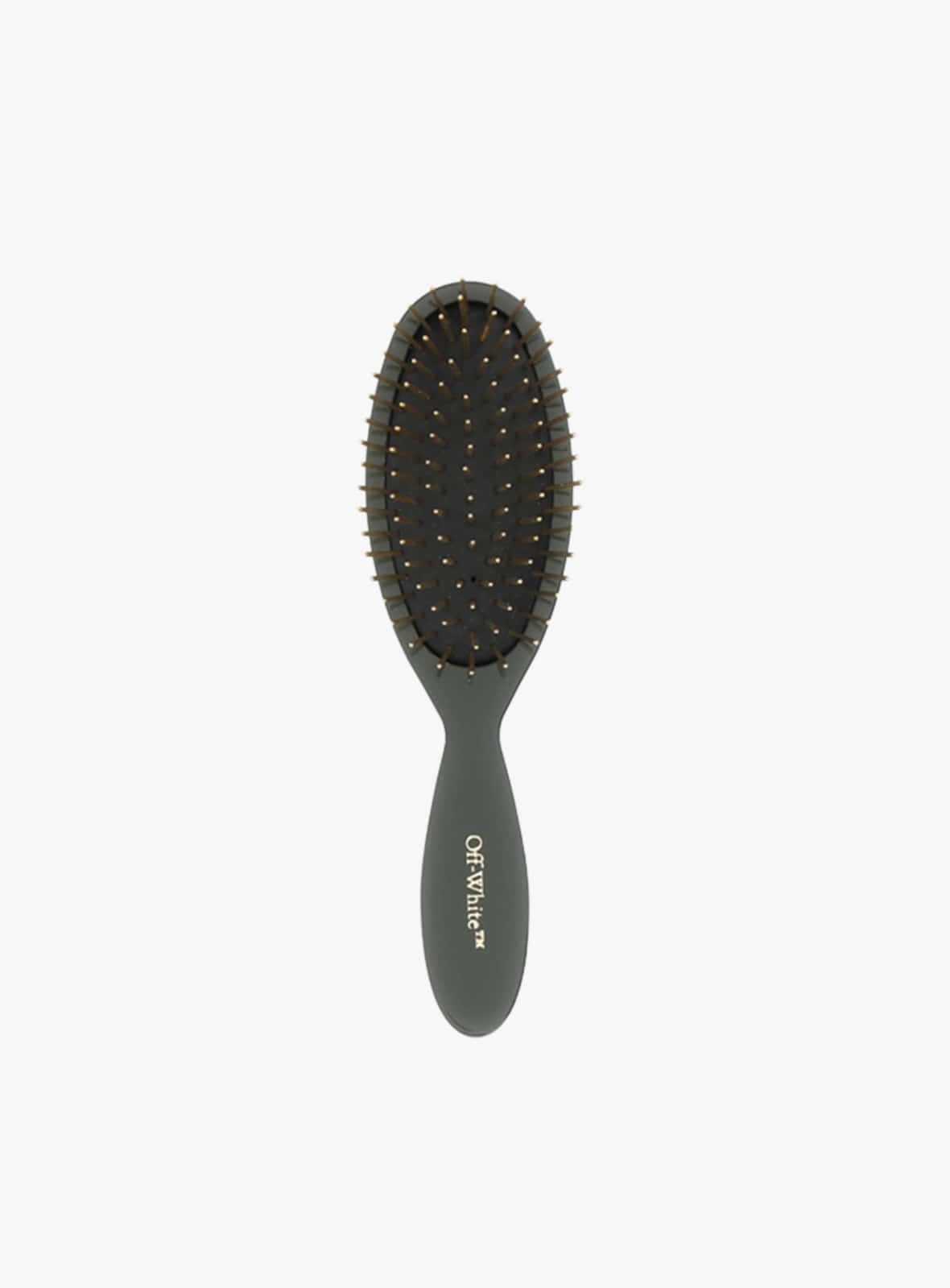 OFF WHITE HOME - BRUSH Army green acetate Bookish hairbrush OHZB014T23PLA001 5676