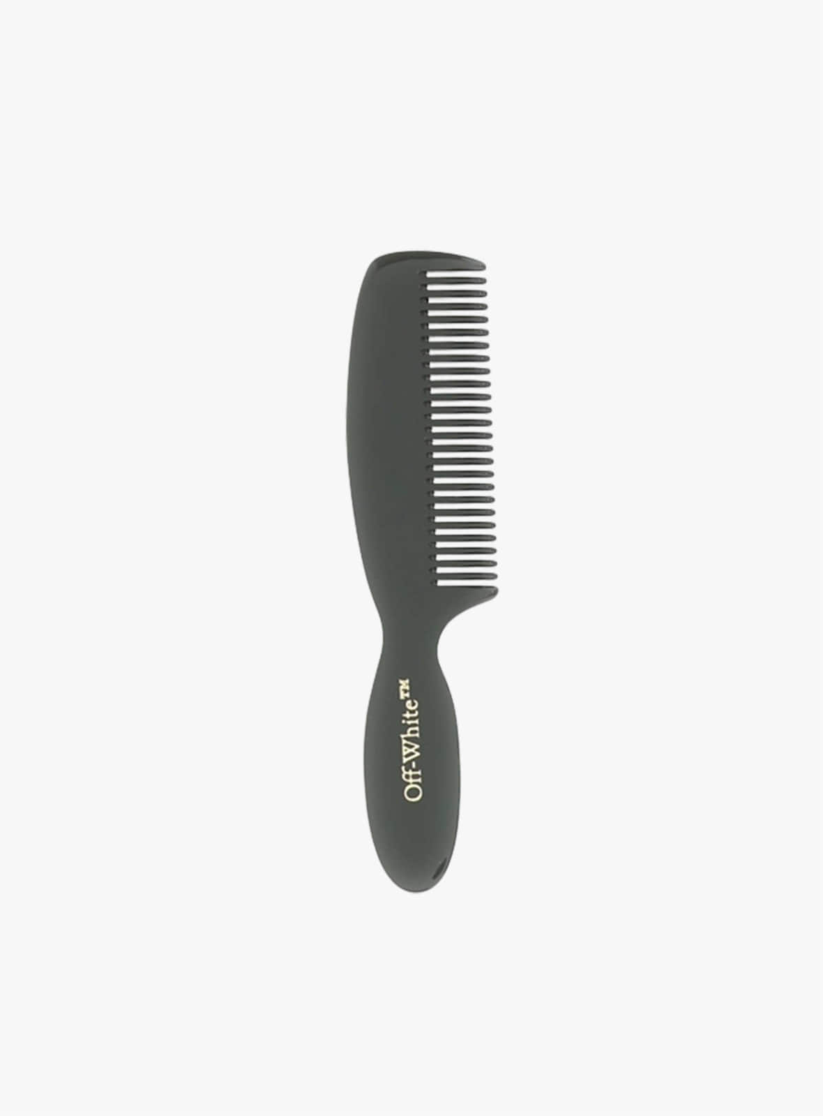 OFF WHITE HOME - COMB Army green acetate Bookish hair comb OHZB015T23PLA001 5676