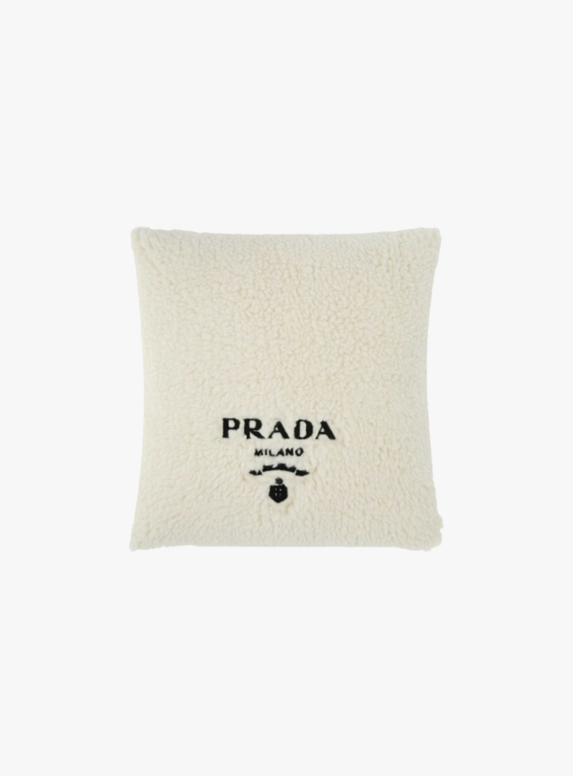 PRADA - Ivory wool blend pillow l 2QB0022FLI F0I55