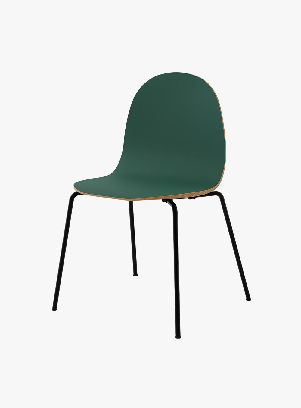 잭슨카멜레온 - Petalo Chair 딥그린/블랙ㅣB7-C46