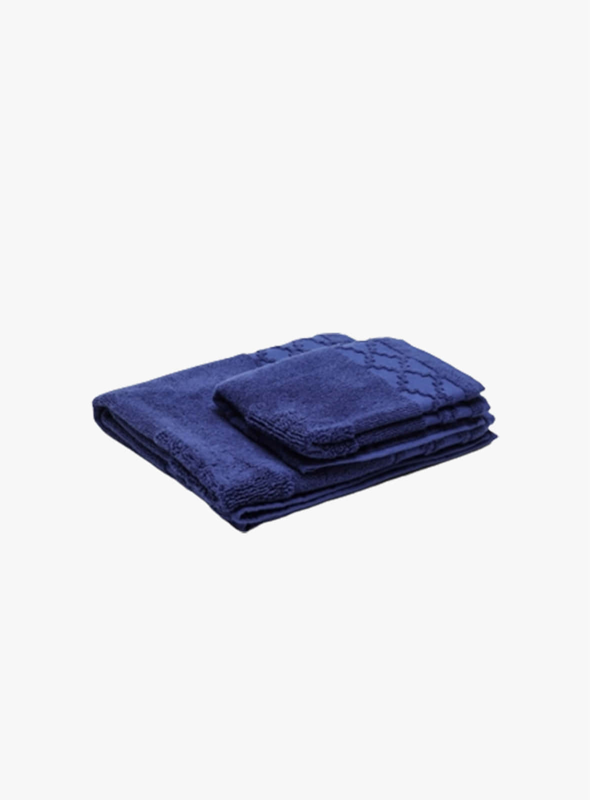 Marcelo Burlon - Marcelo Burlon HOME Blue cotton towels CH01007G22FAB001