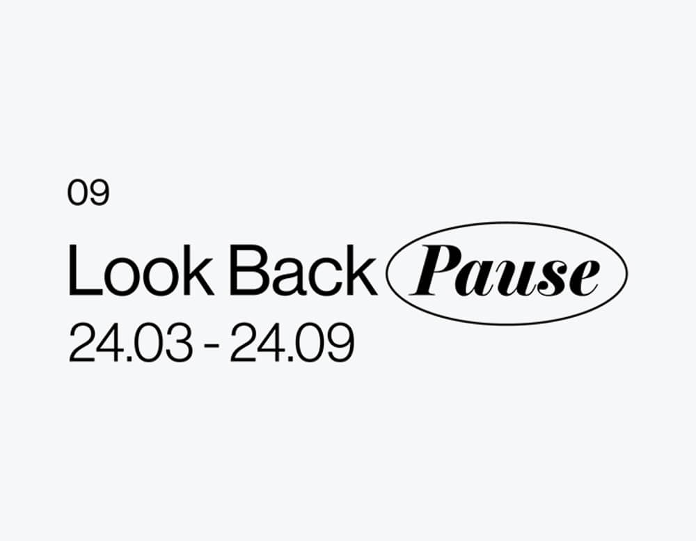 팝업 스토어 - Look Back : Pause