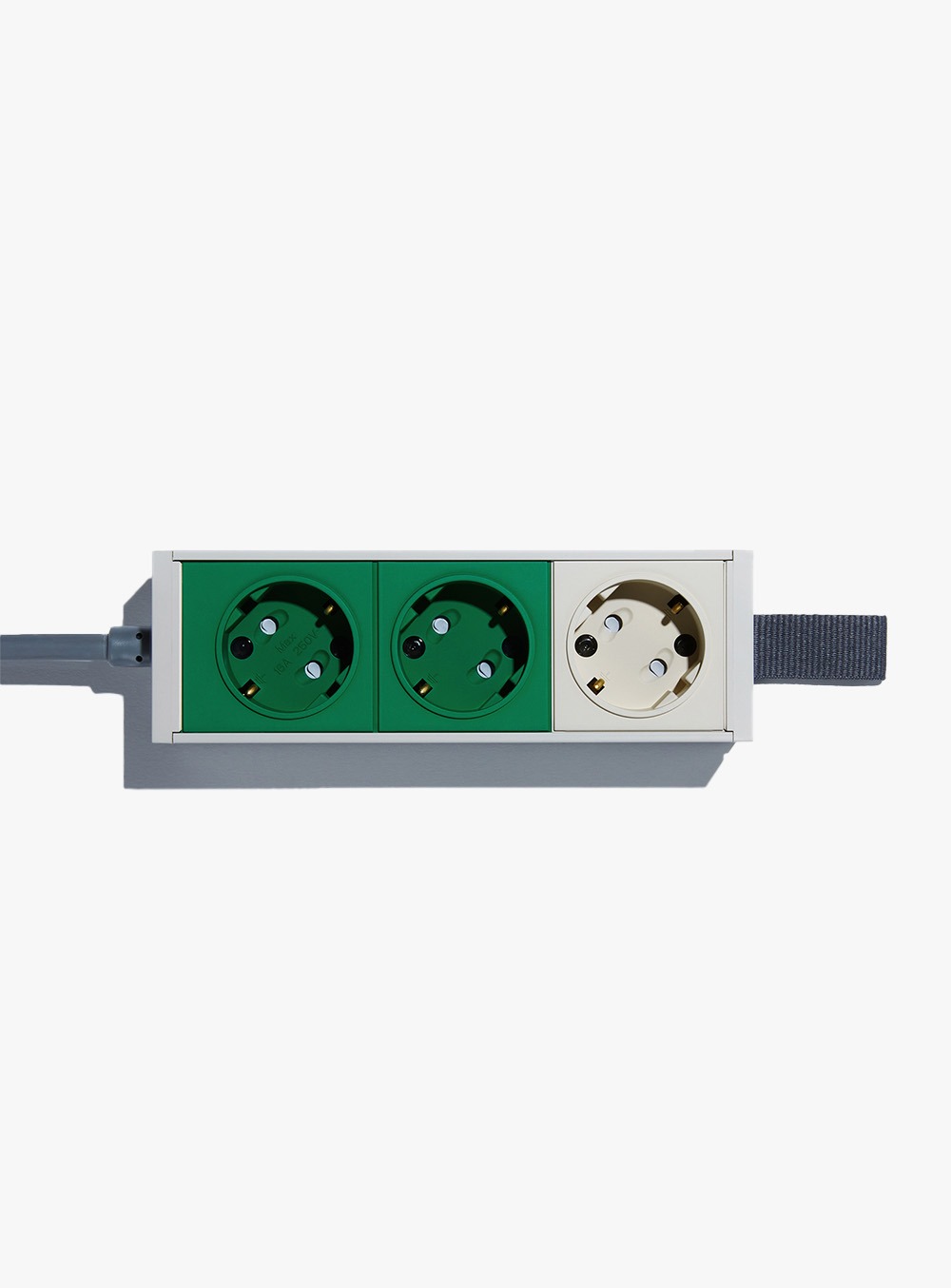 엘엘에스 - EXTENSION 3-SOCKET / CAMPER GREEN 1.5m