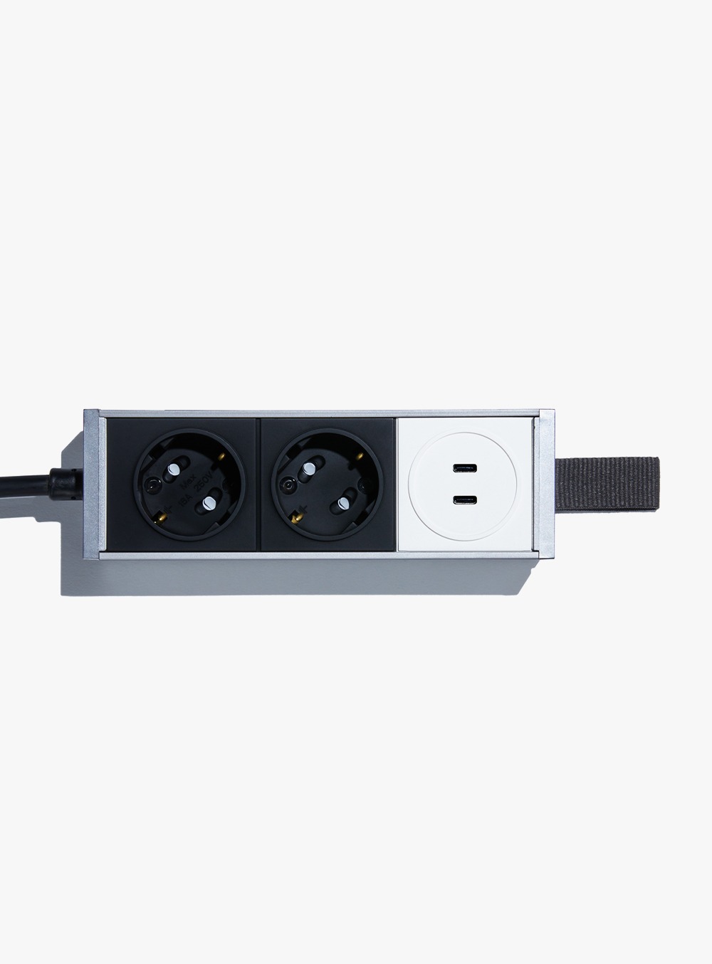 엘엘에스 - EXTENSION USB-C SOCKET / YIN-YANG BLACK 1.5m