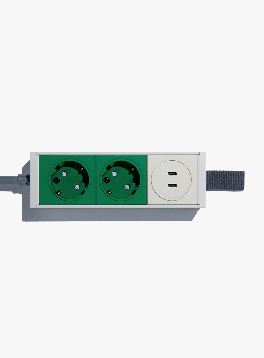 엘엘에스 - EXTENSION USB-C SOCKET / CAMPER GREEN 1.5m